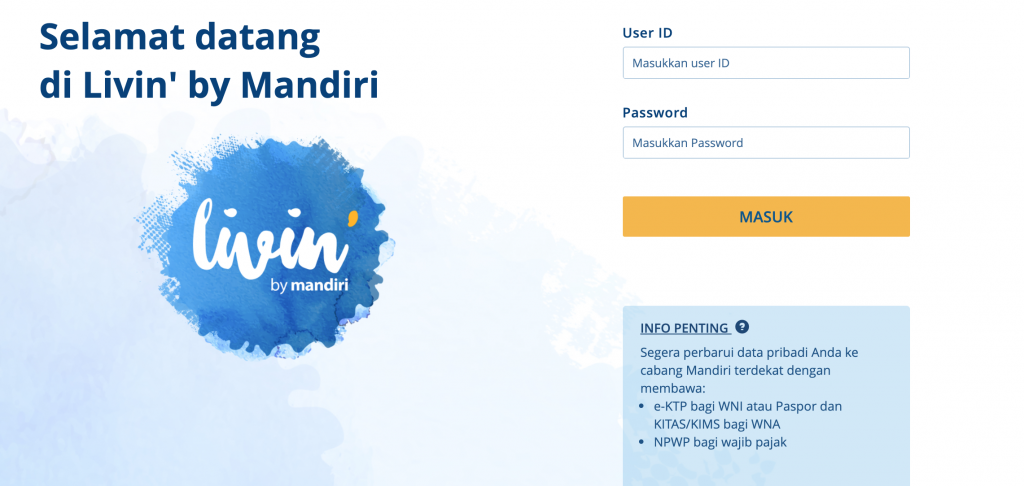 daftar internet banking mandiri