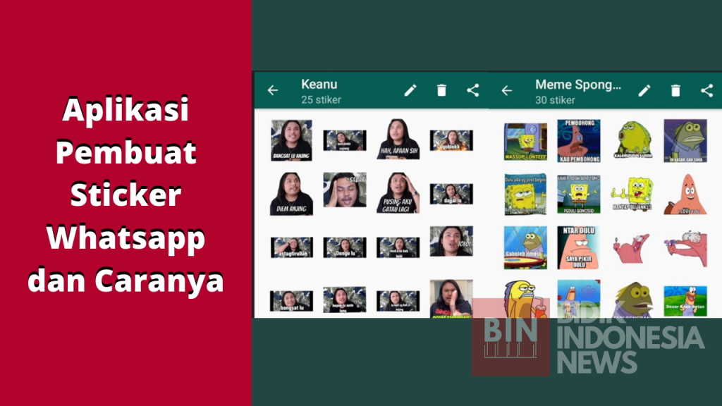 Aplikasi Pembuat Sticker Whatsapp Lucu Dan Cara Membuatnya