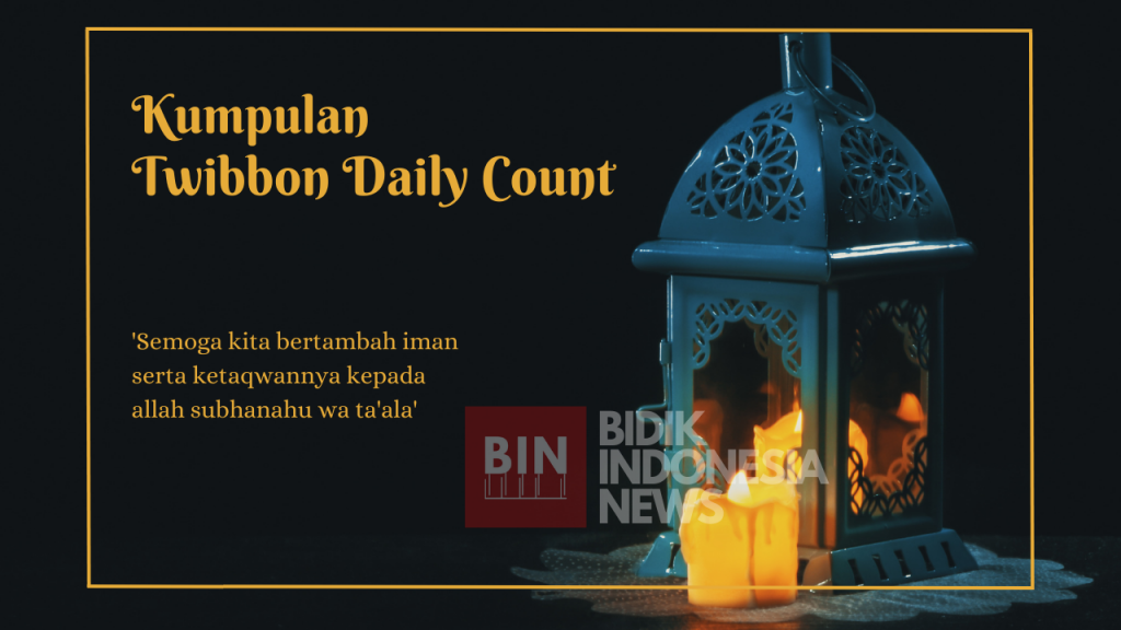 Twibbon Daily Count Ramadhan Keren Dan Unik Gratis!
