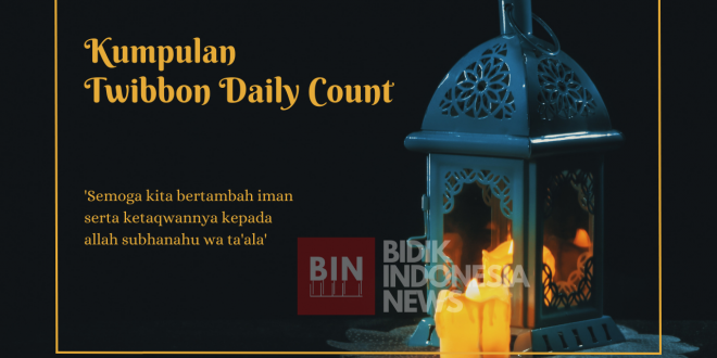 Twibbon Daily Count Ramadhan Keren Dan Unik Gratis!