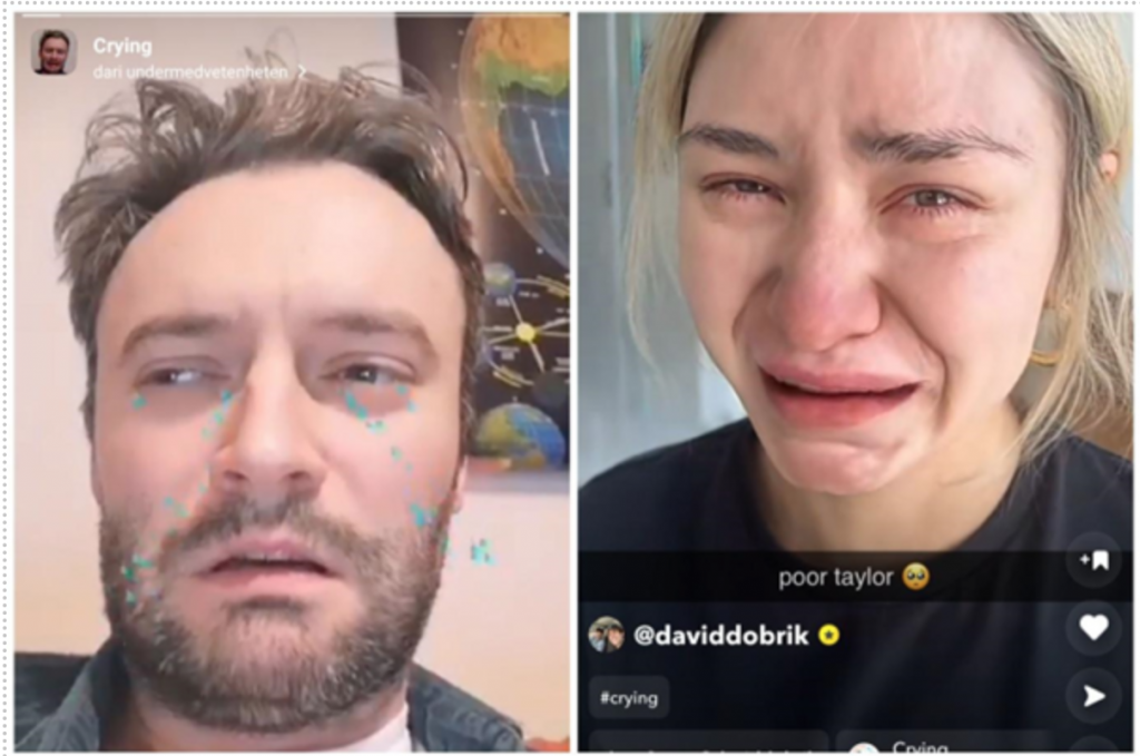 Tempat Aplikasi Muka Sedih